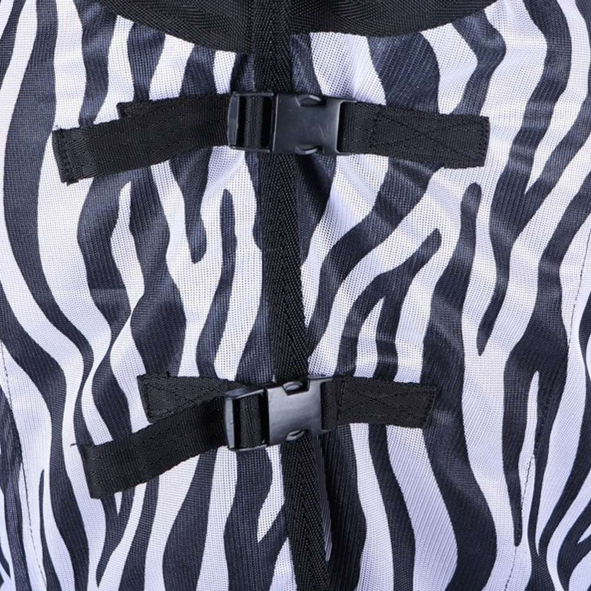HORKA Coperta Anti-Mosche Mesh Collo Fisso Zebra