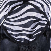 HORKA Coperta Anti-Mosche Mesh Collo Fisso Zebra