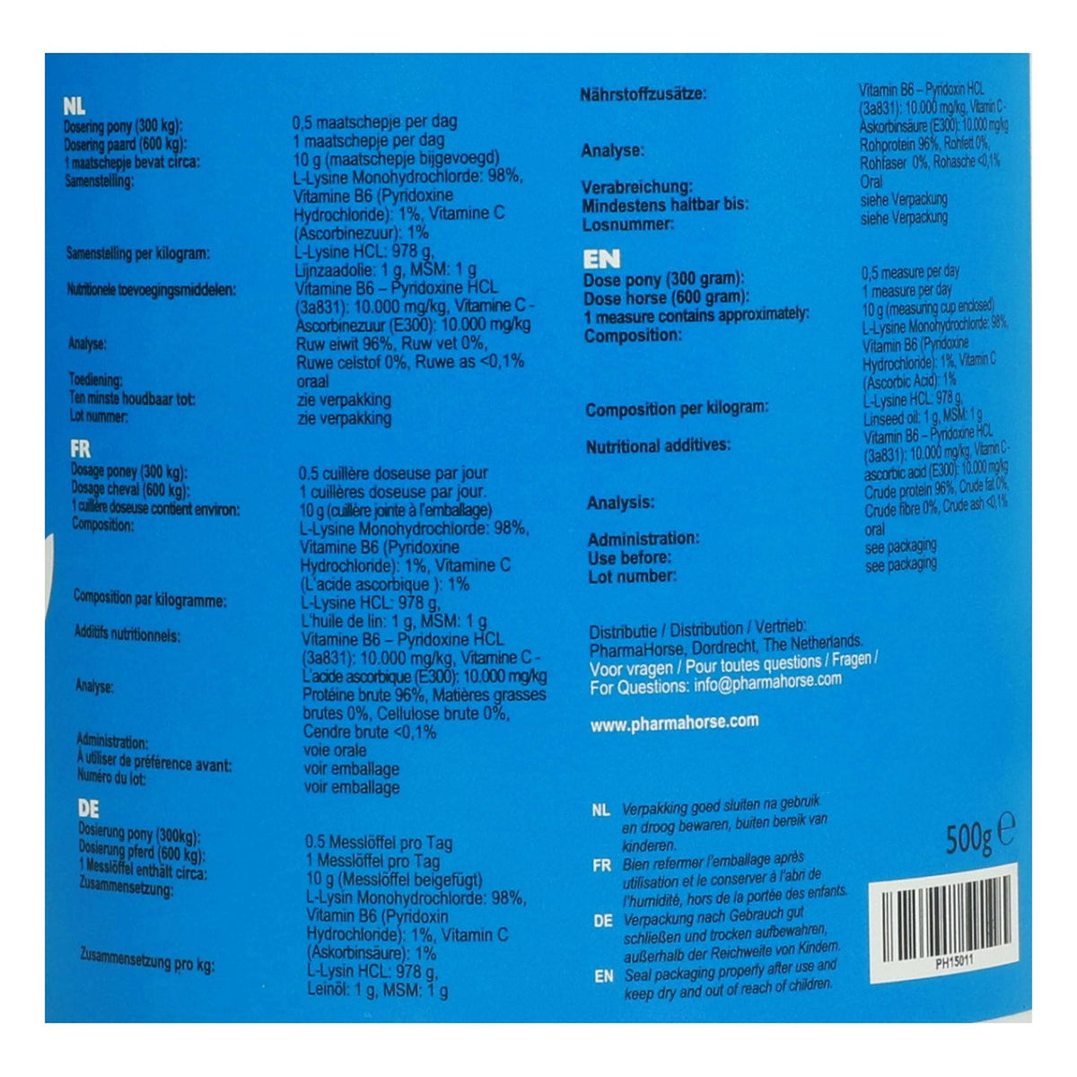 PharmaHorse L-Lisina