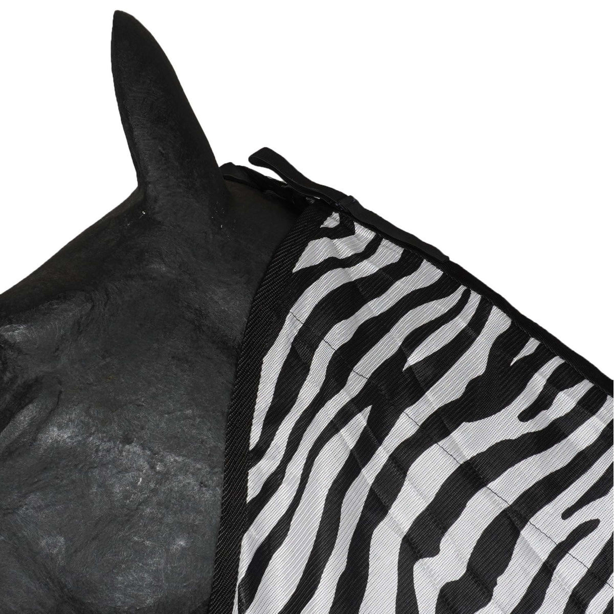 HORKA Coperta Anti-Mosche con Collo Staccabile Zebra