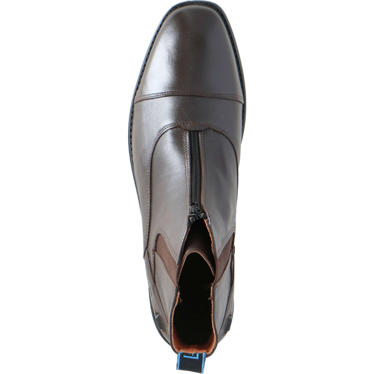 BR Stivaletti CL Noblesse Zip Signori Caffè Marrone