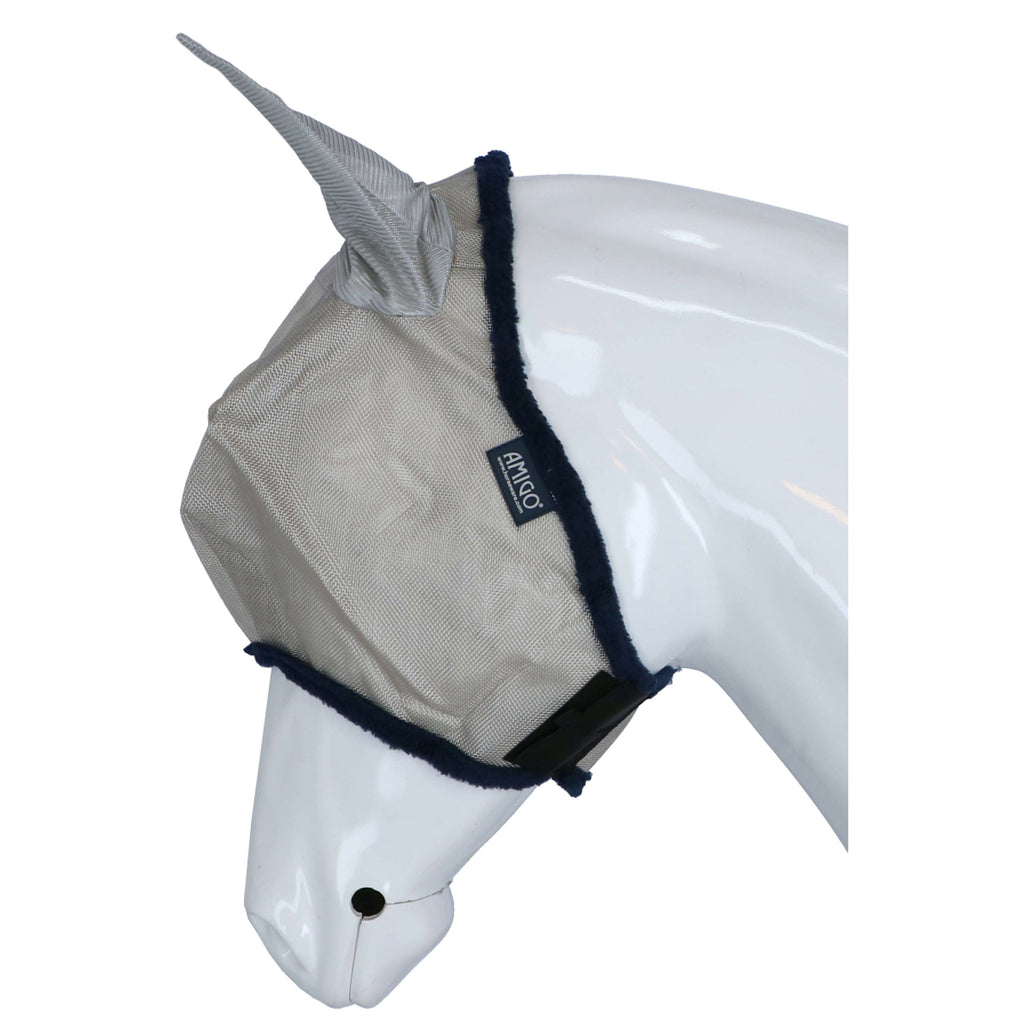 Amigo Fly Mask Argento/Blu marino