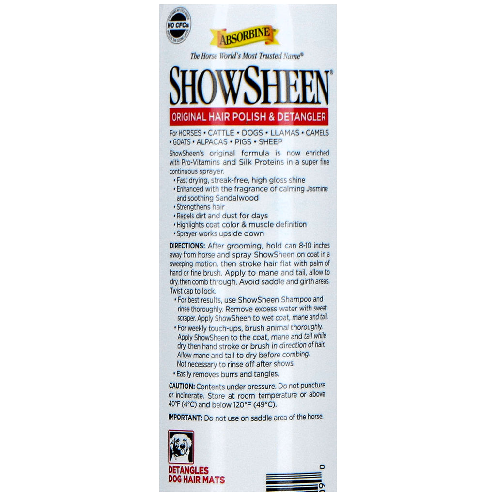 Absorbine Districante Showsheen Finishing Mist