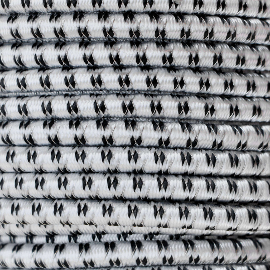 Corral Nastro Elettrico Elastisch 7mm 50m Nero/Bianco