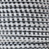 Corral Nastro Elettrico Elastisch 7mm 50m Nero/Bianco
