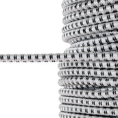 Corral Nastro Elettrico Elastisch 7mm 50m Nero/Bianco