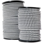 Corral Nastro Elettrico Elastisch 7mm 50m Nero/Bianco
