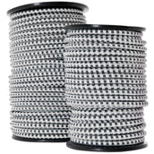 Corral Nastro Elettrico Elastisch 7mm 50m Nero/Bianco