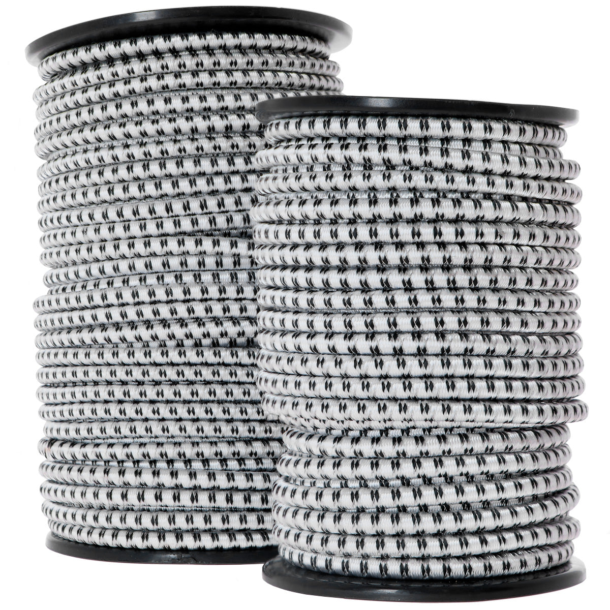 Corral Nastro Elettrico Elastisch 7mm 50m Nero/Bianco