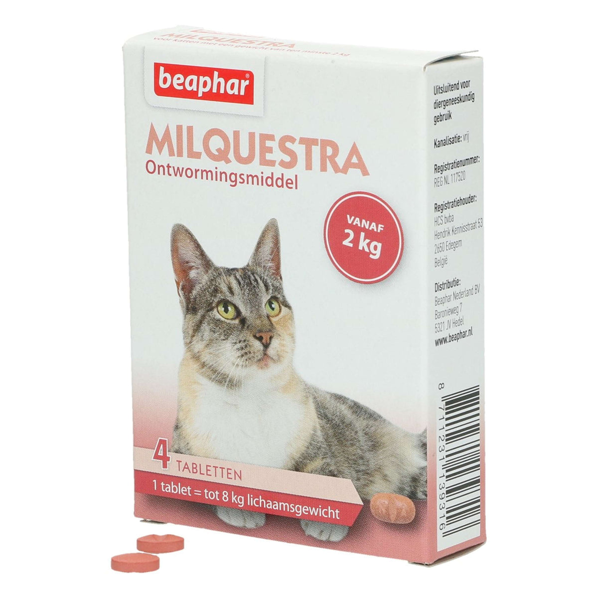 Beaphar Compresse Vermifughe Milquestra