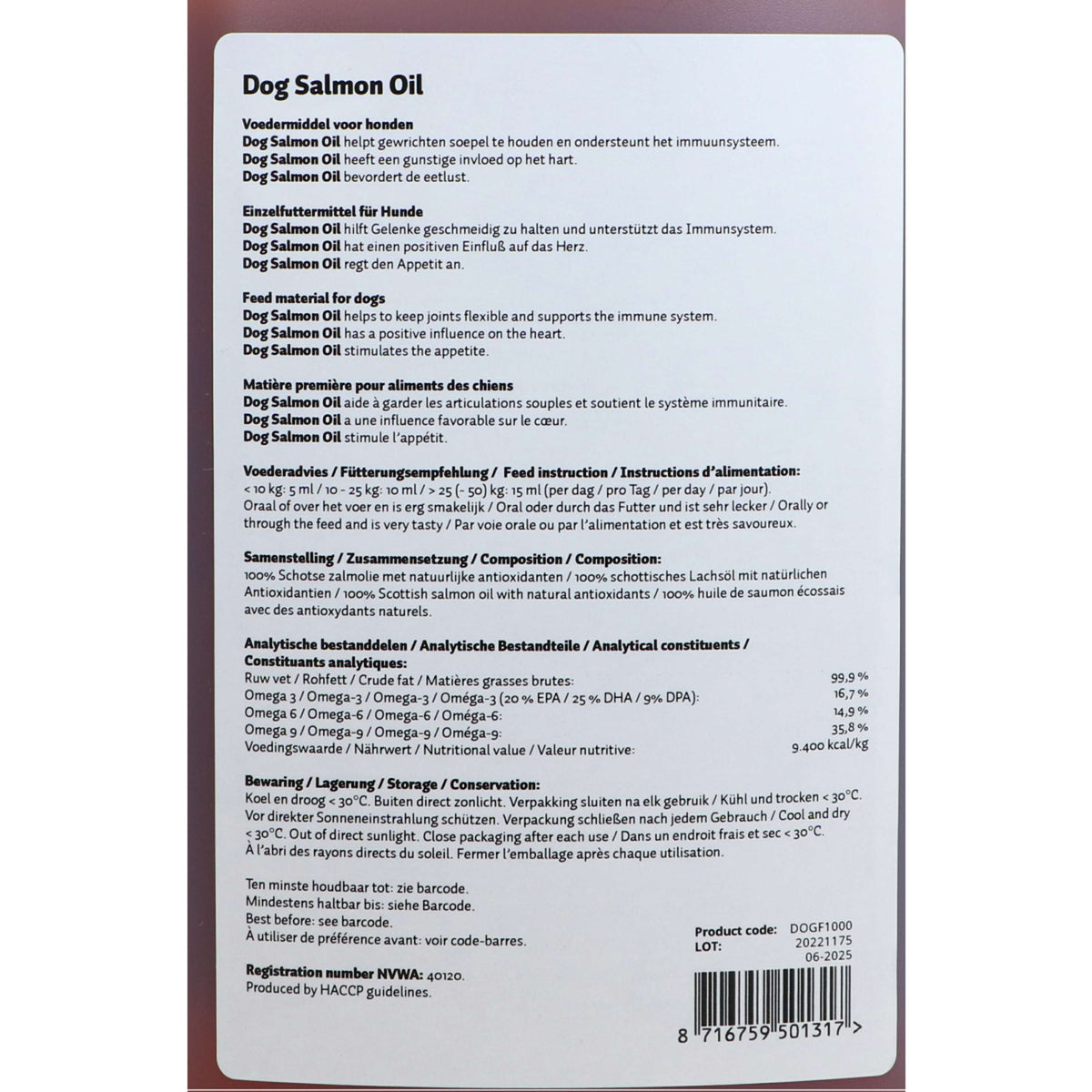 Excellent Olio di Pesce per Cani