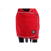 HKM Coperta in Pile Rosso scuro