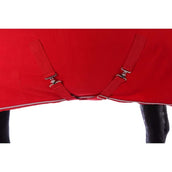 HKM Coperta in Pile Rosso scuro