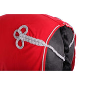 HKM Coperta in Pile Rosso scuro