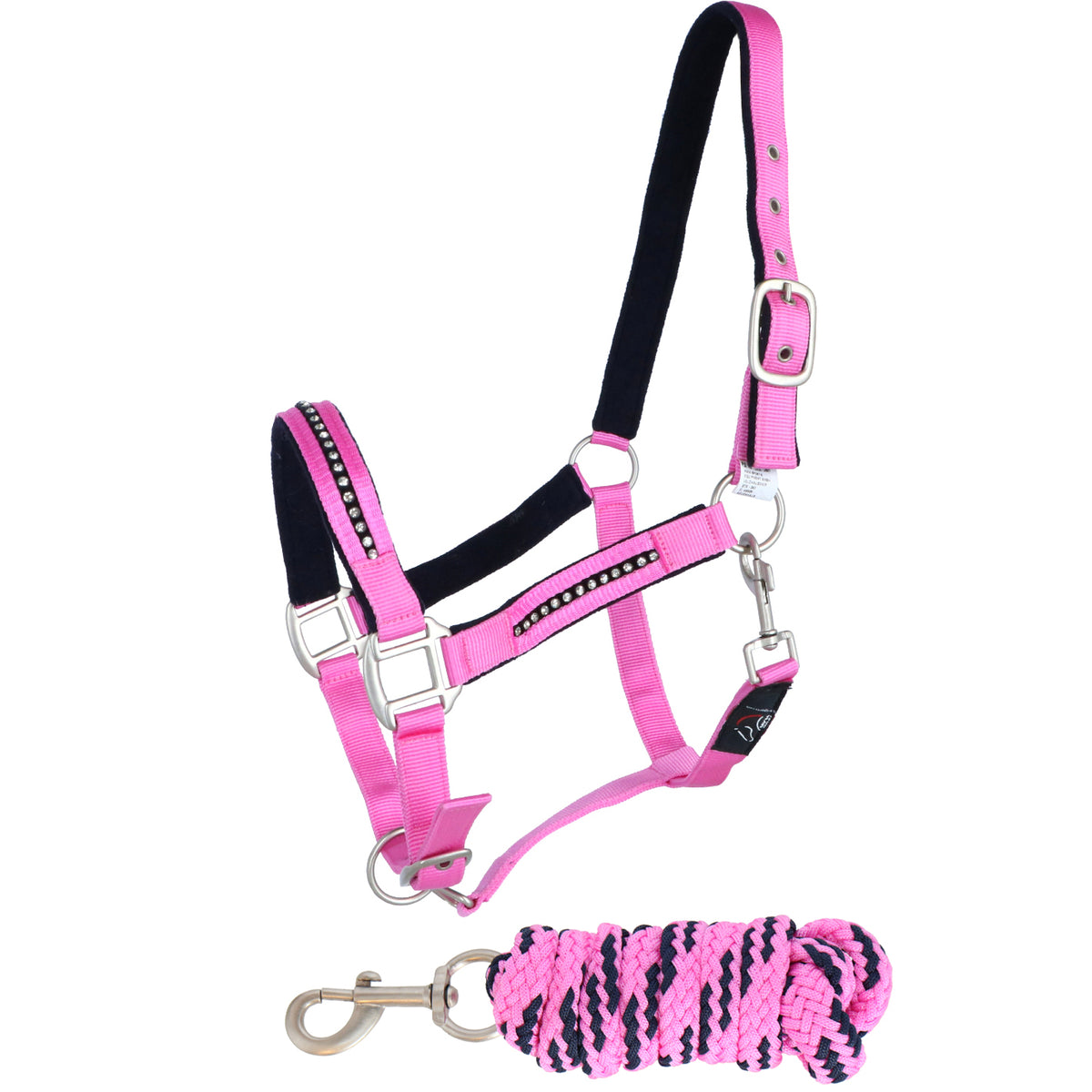 HKM Capestro + Corda Crystal Rosa/Blu scuro