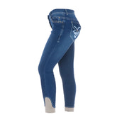 HKM Pantaloni da Equitazione Pasadena Jeans blu