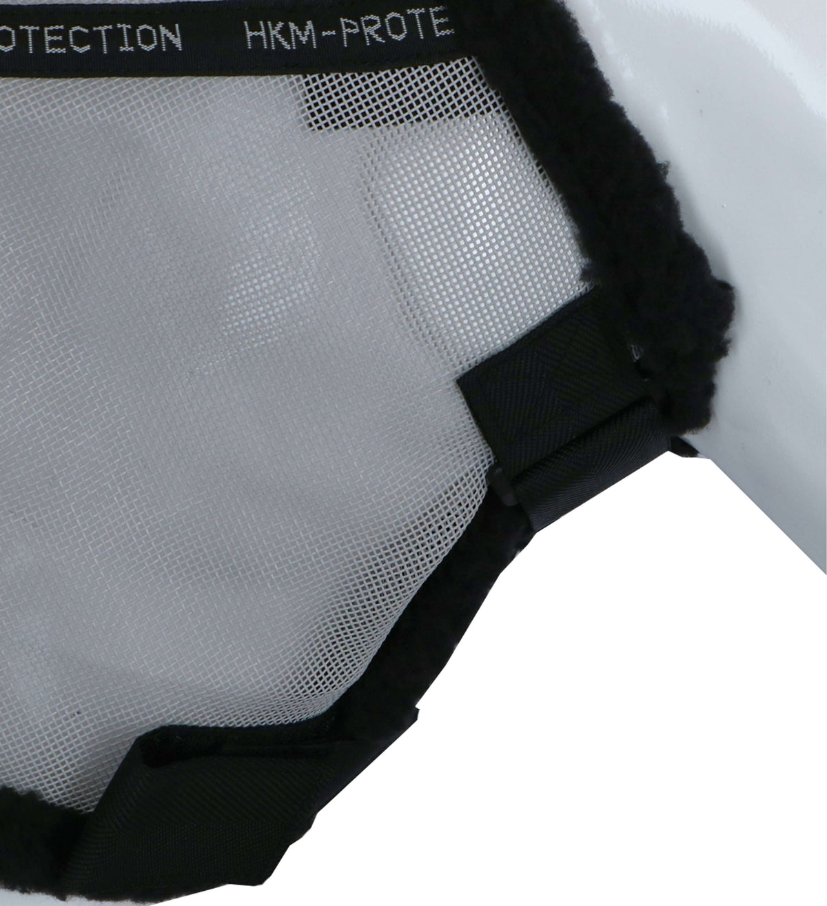 HKM Maschera per Mosche Argento/Nero