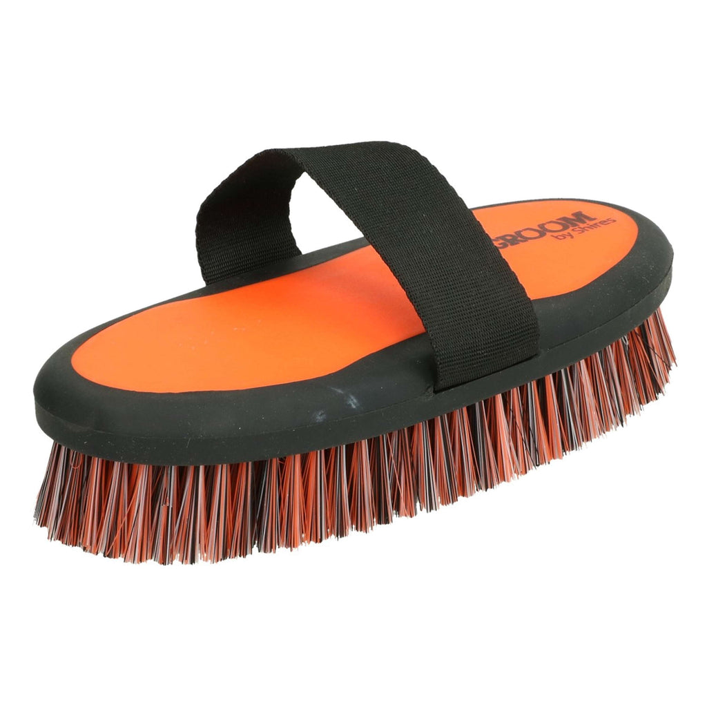 Ezi-groom by Shires Spazzola Ezi-Groom Body Arancia
