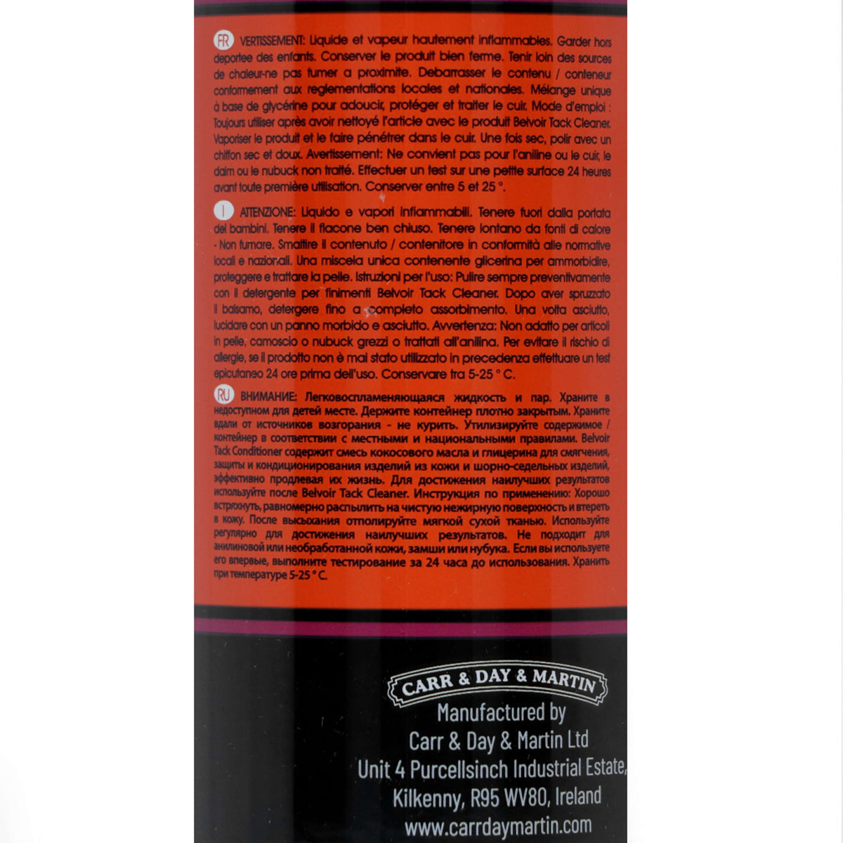 Carr & Day & Martin Balsamo per Pelle CDM Equimist stap 2 Spray