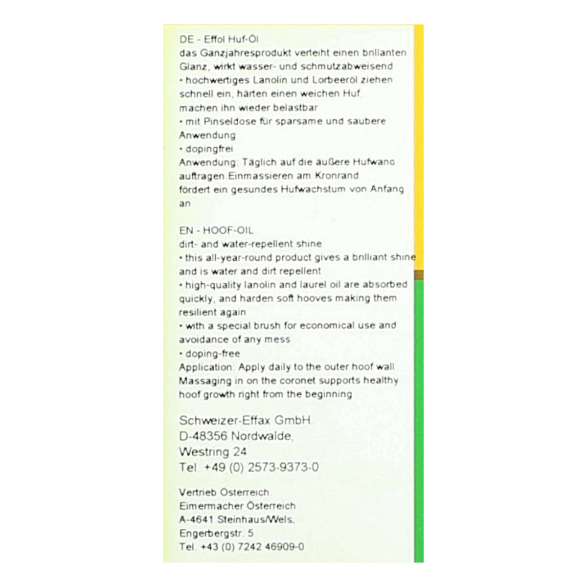 Effol Olio per Zoccoli