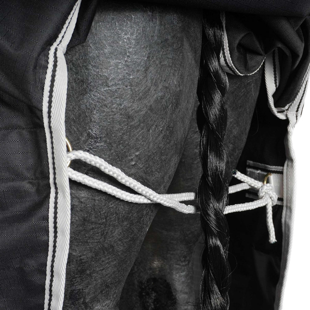 Bucas Anniversary Turnout Light Stay-Dry Black/Silver