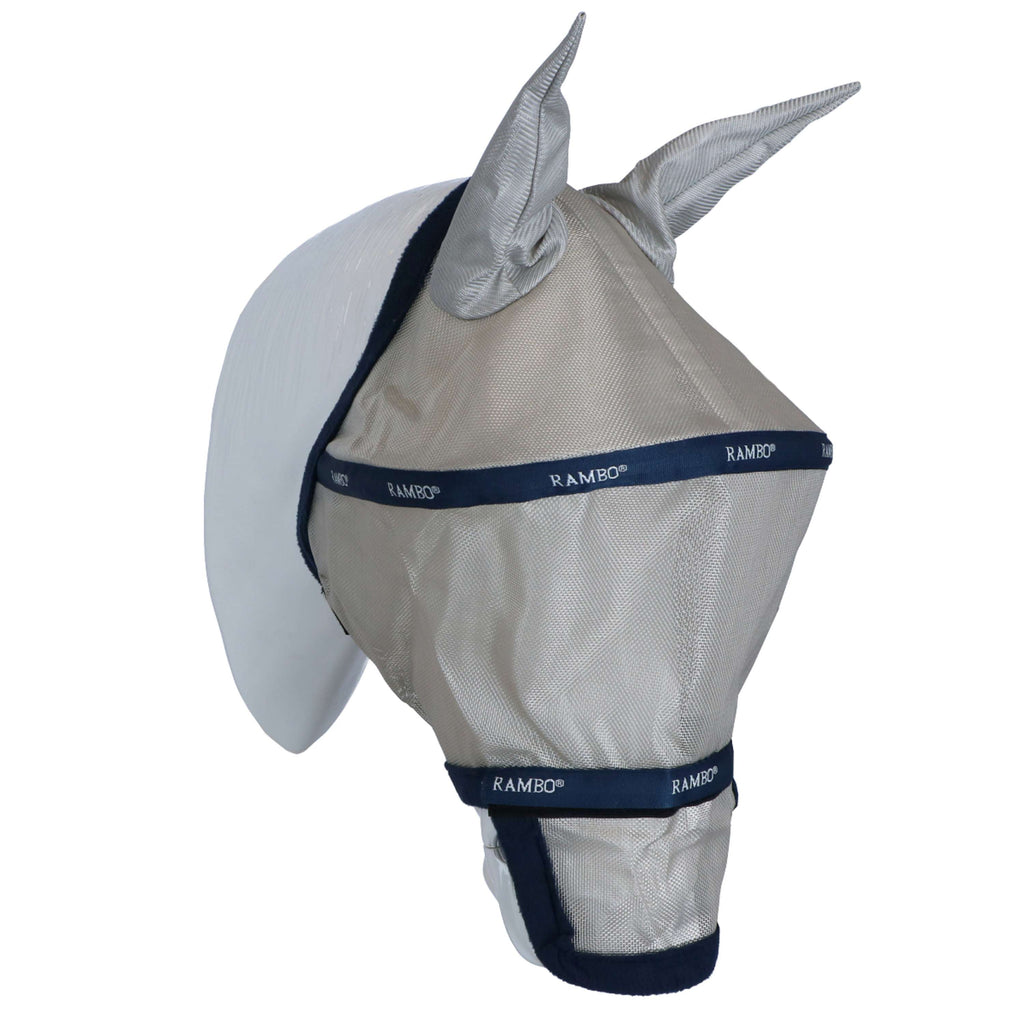 Rambo Fly Mask Blu marino/Argento