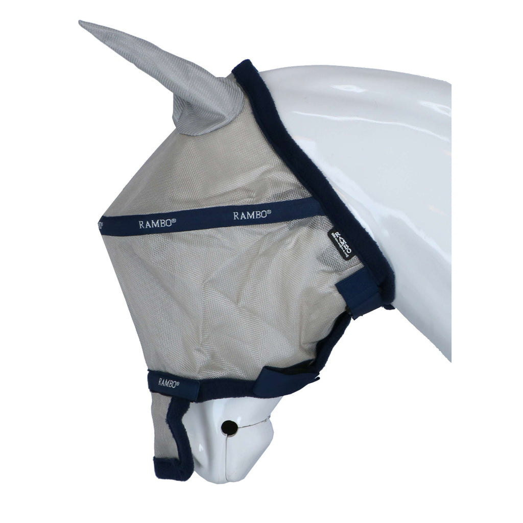 Rambo Fly Mask Blu marino/Argento