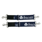 Bucas Internal Surcingle Set Blu marino/Argento