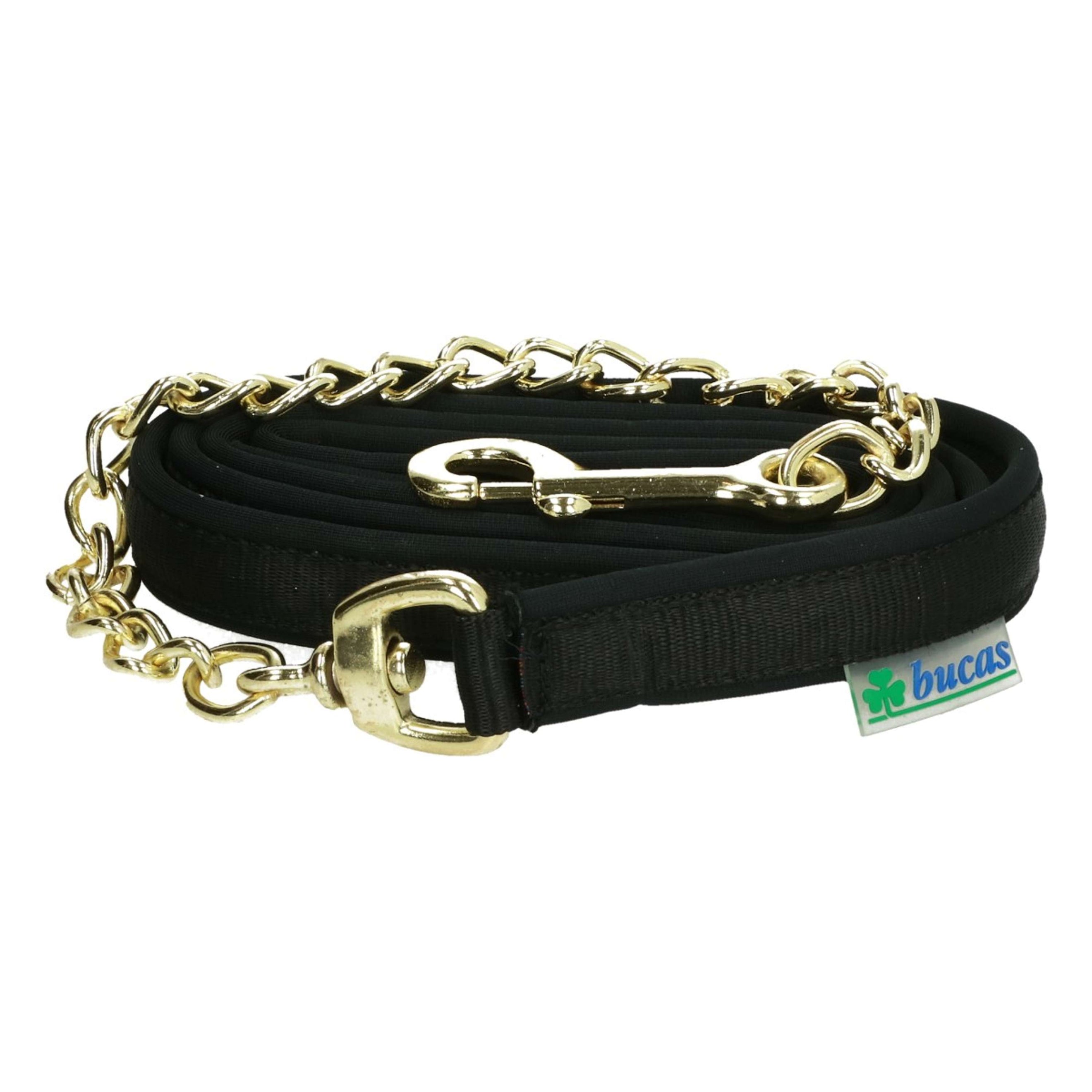 Bucas Stallion Chain Lead Nero