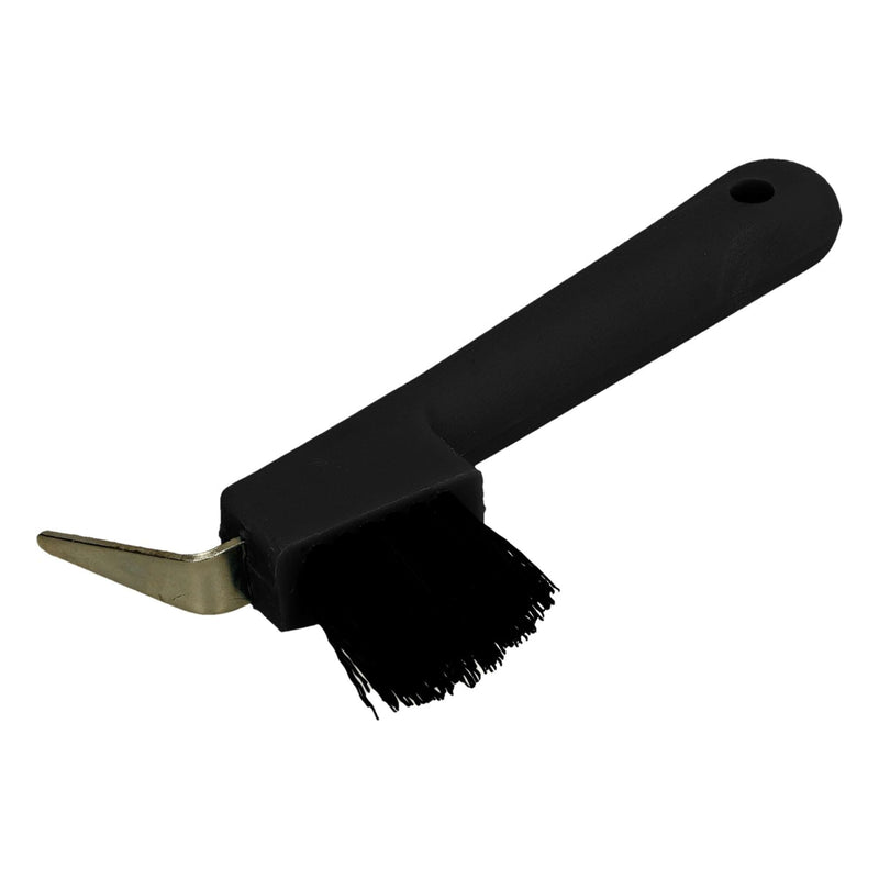 Shires Raschietto per zoccoli/Spazzola Nero