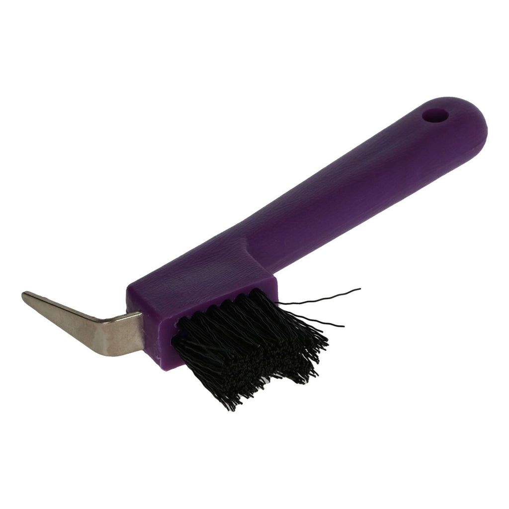 Shires Raschietto per zoccoli/Spazzola Viola