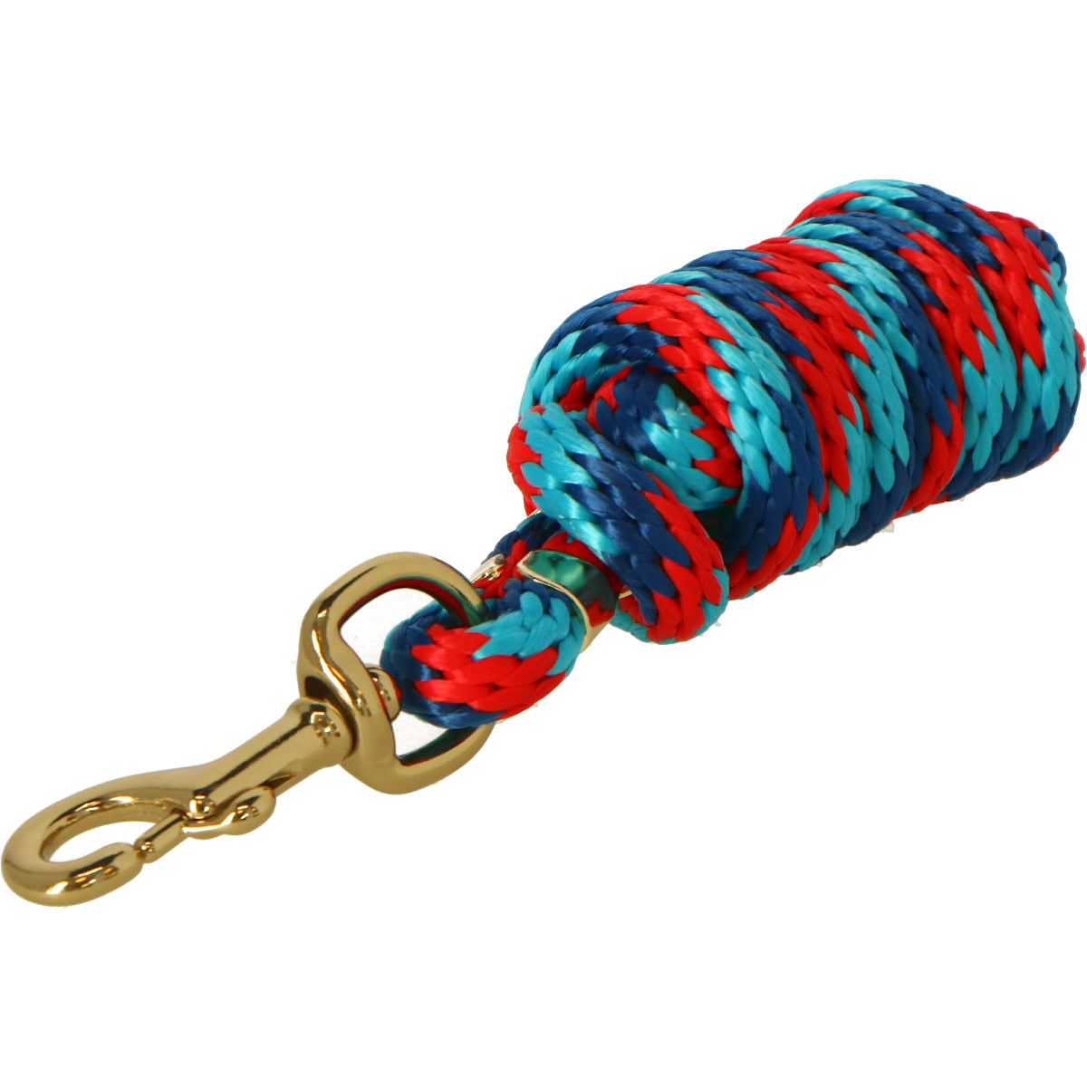 Shires Corda per cavezza Topaz Blu marino/Rosso/Turchese