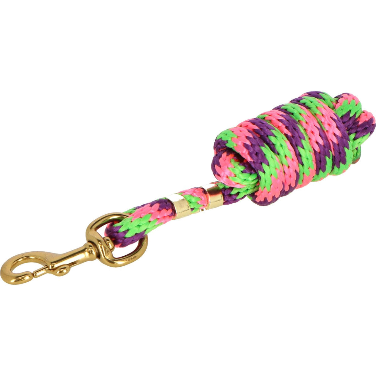 Shires Corda per cavezza Topaz Viola/Lime/Rosa