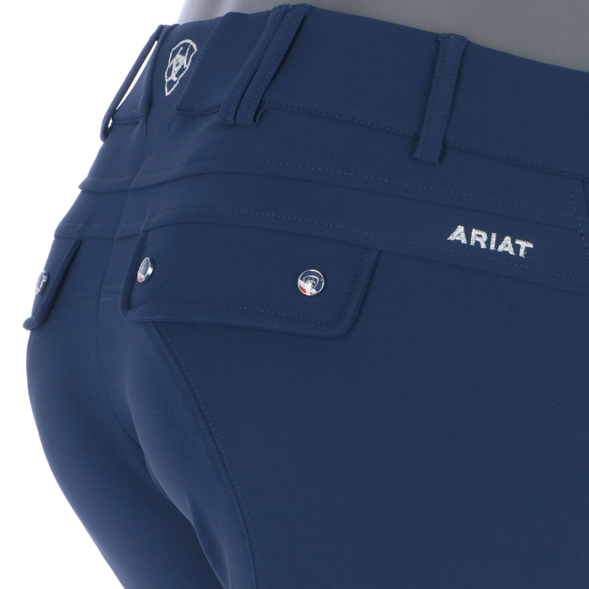 Ariat Calzoni Tri Factor Ginocchio Grip Donna Patch Navy