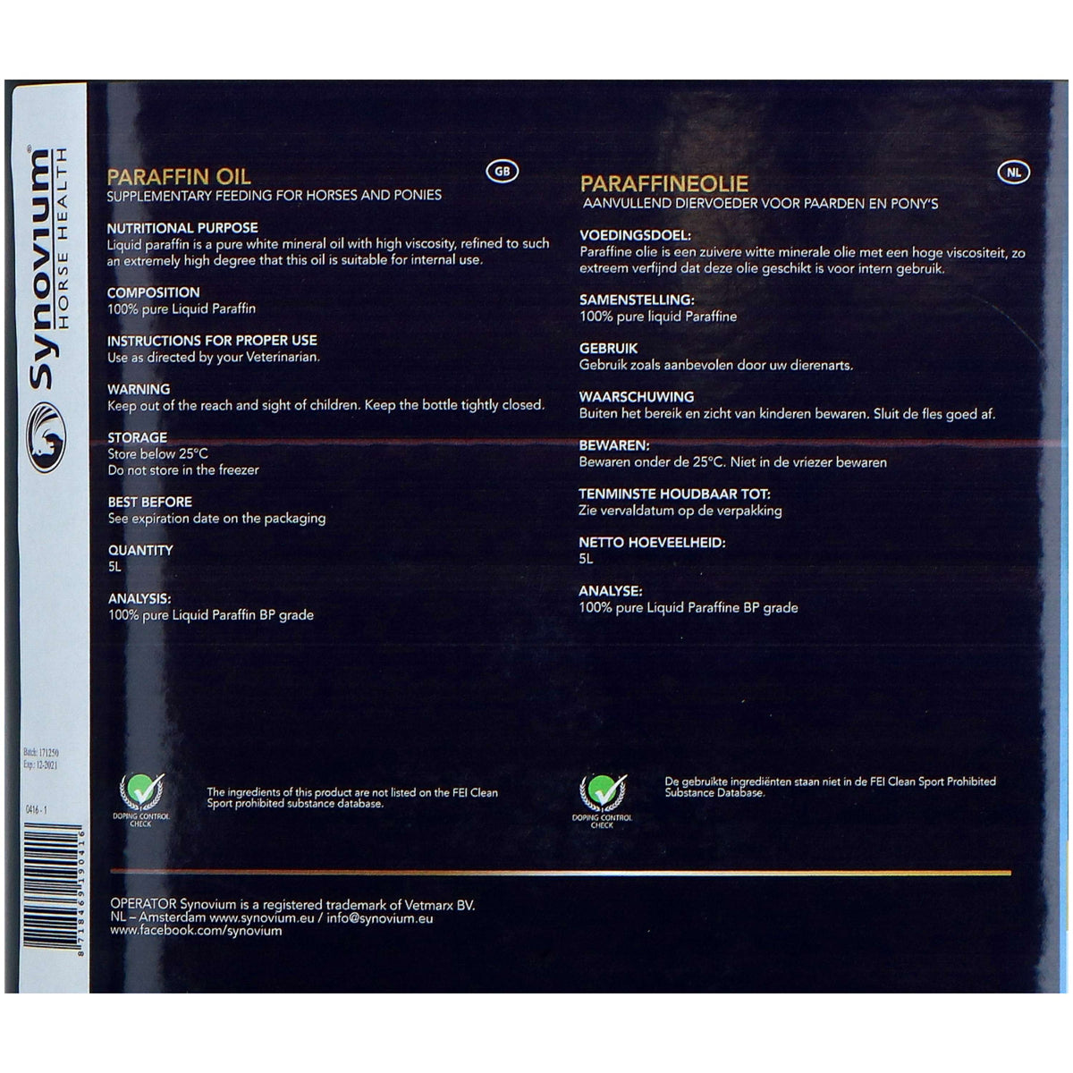 Olio di paraffina Synovium