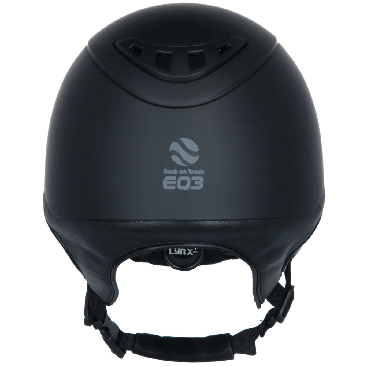 Back on Track Casco da equitazione EQ3 Lynx Smooth Top Mips Nero