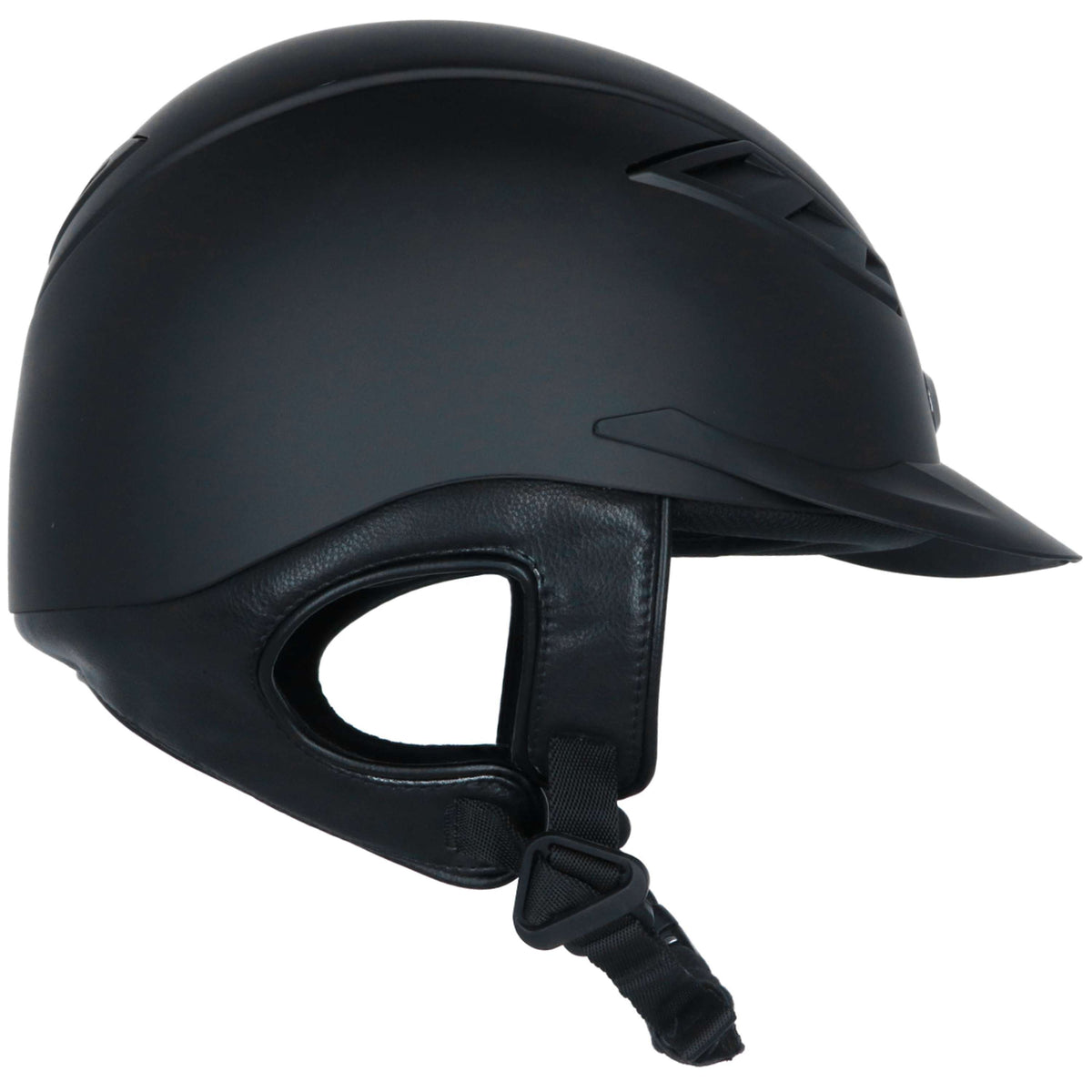 Back on Track Casco da equitazione EQ3 Lynx Smooth Top Mips Nero
