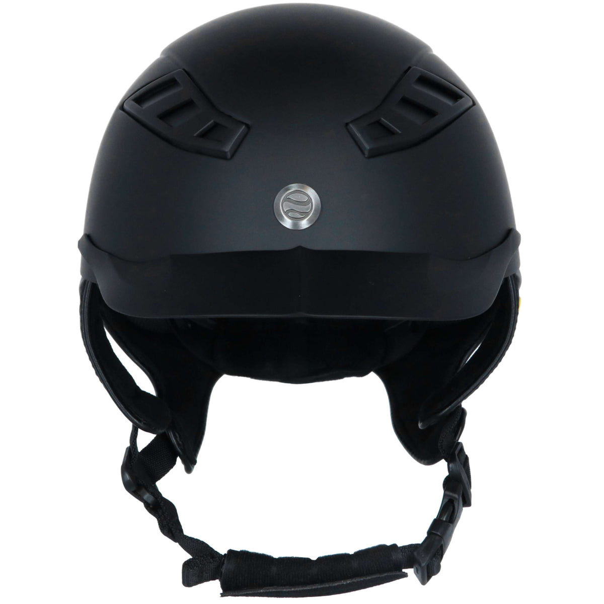 Back on Track Casco da equitazione EQ3 Lynx Smooth Top Mips Nero