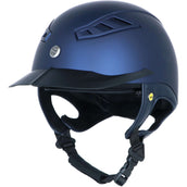 Back on Track Casco da equitazione EQ3 Lynx Smooth Top Mips Blu