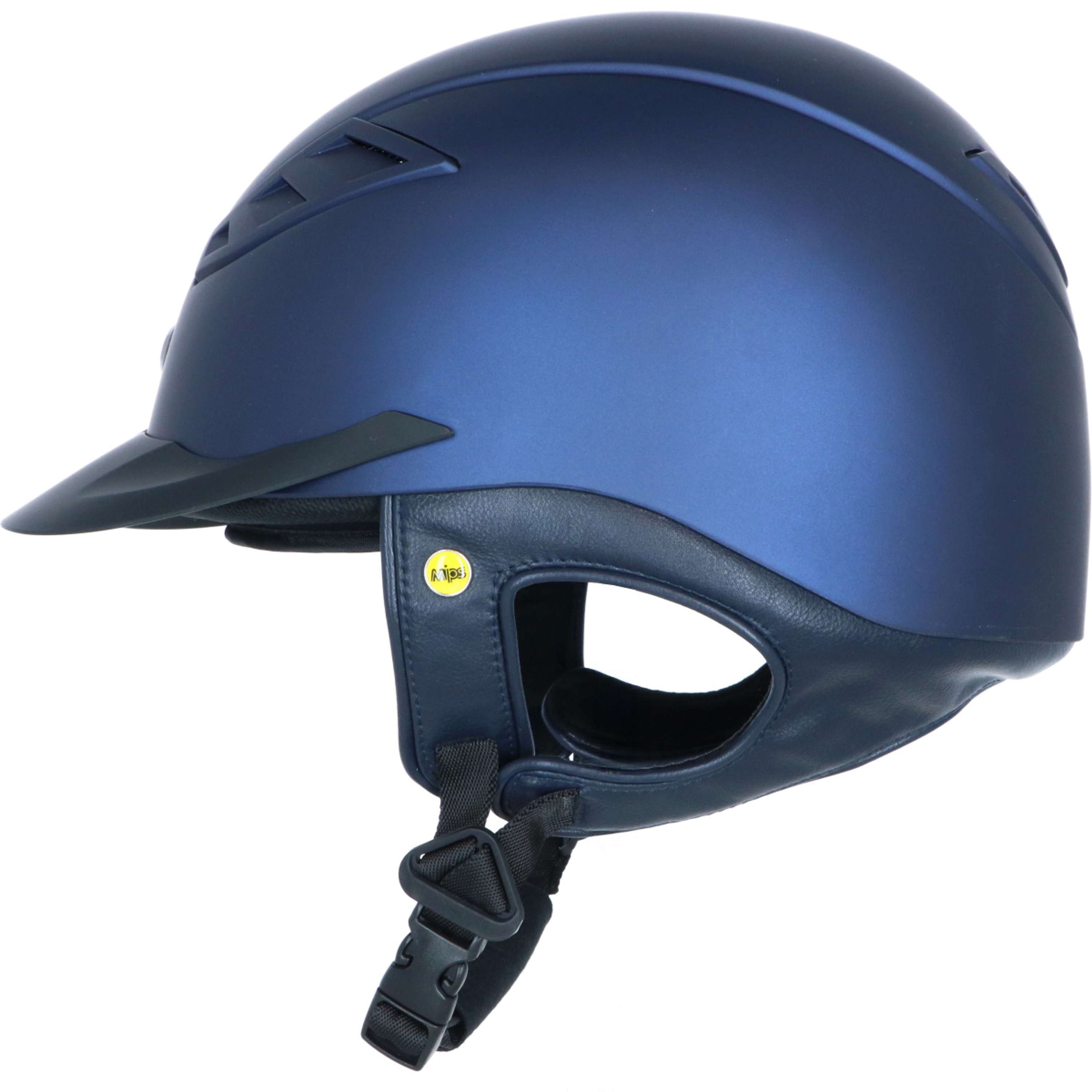Back on Track Casco da equitazione EQ3 Lynx Smooth Top Mips Blu Back on Track Casco da equitazione EQ3 Lynx Smooth Top Mips Blu