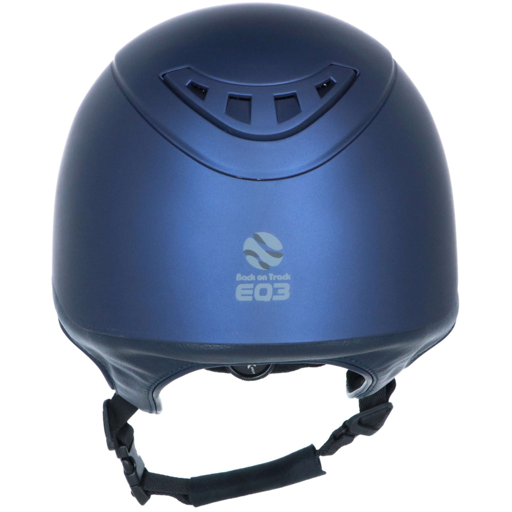 Back on Track Casco da equitazione EQ3 Lynx Smooth Top Mips Blu