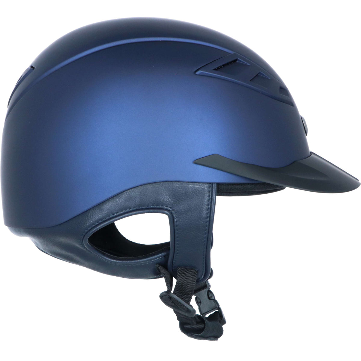 Back on Track Casco da equitazione EQ3 Lynx Smooth Top Mips Blu
