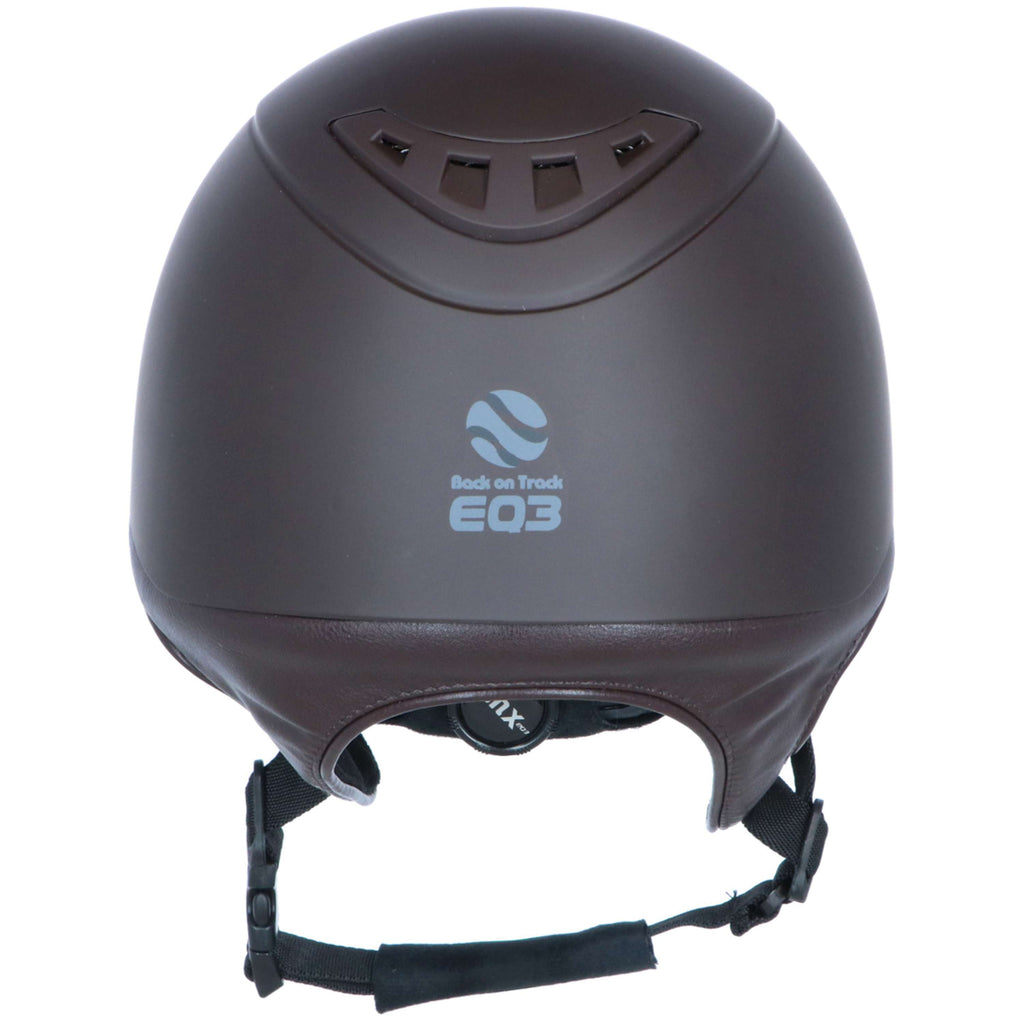Back on Track Casco da equitazione EQ3 Lynx Smooth Top Mips Marrone