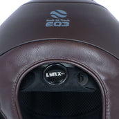 Back on Track Casco da equitazione EQ3 Lynx Smooth Top Mips Marrone