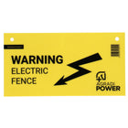 Agradi Power Waarschuwingsbordje Afrastering Giallo