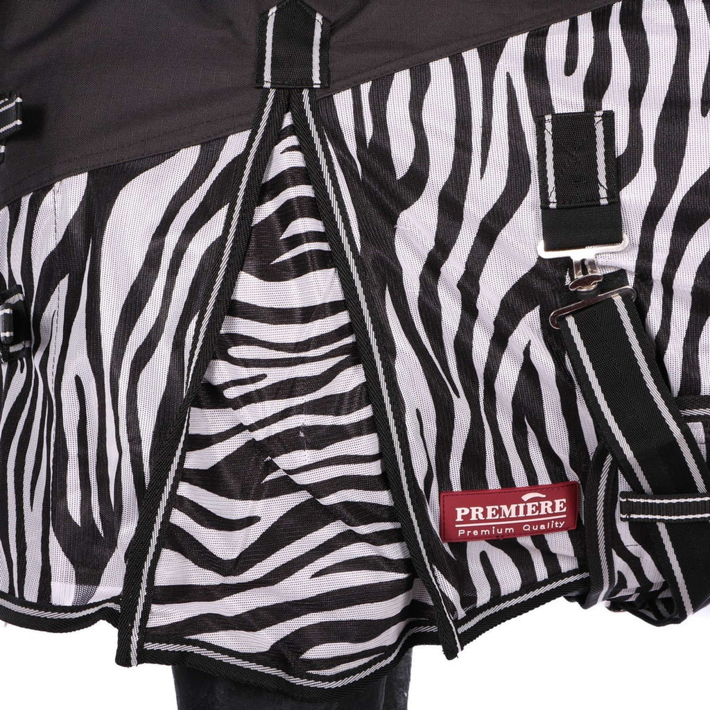Premiere Coperta Estiva 3 in 1 Collo Integrato Pannello Ventrare Zebra