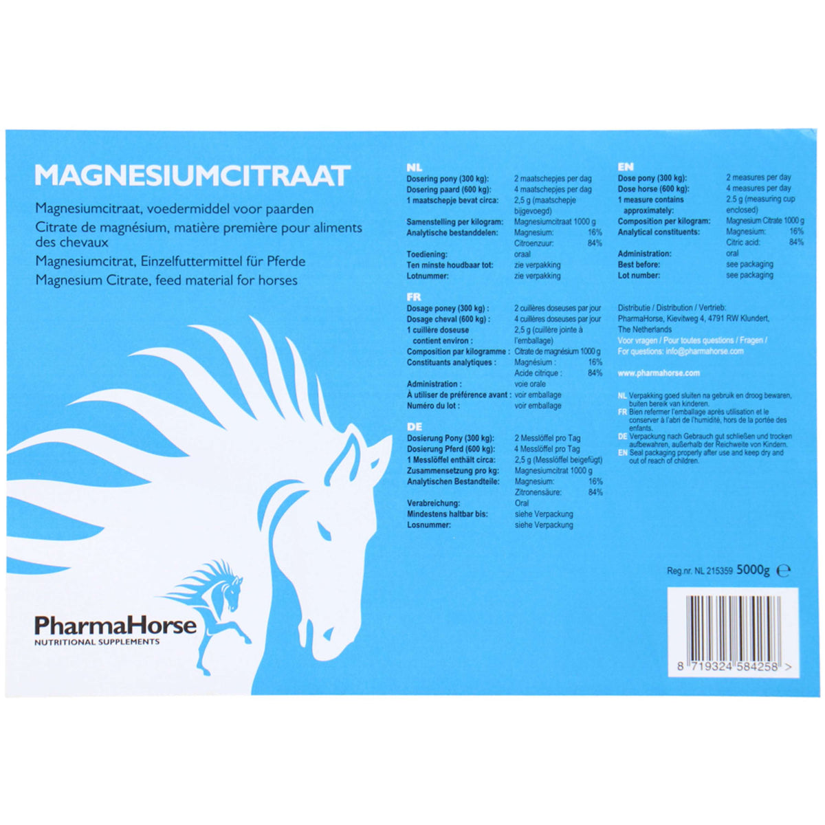 PharmaHorse Magnesio Citrato