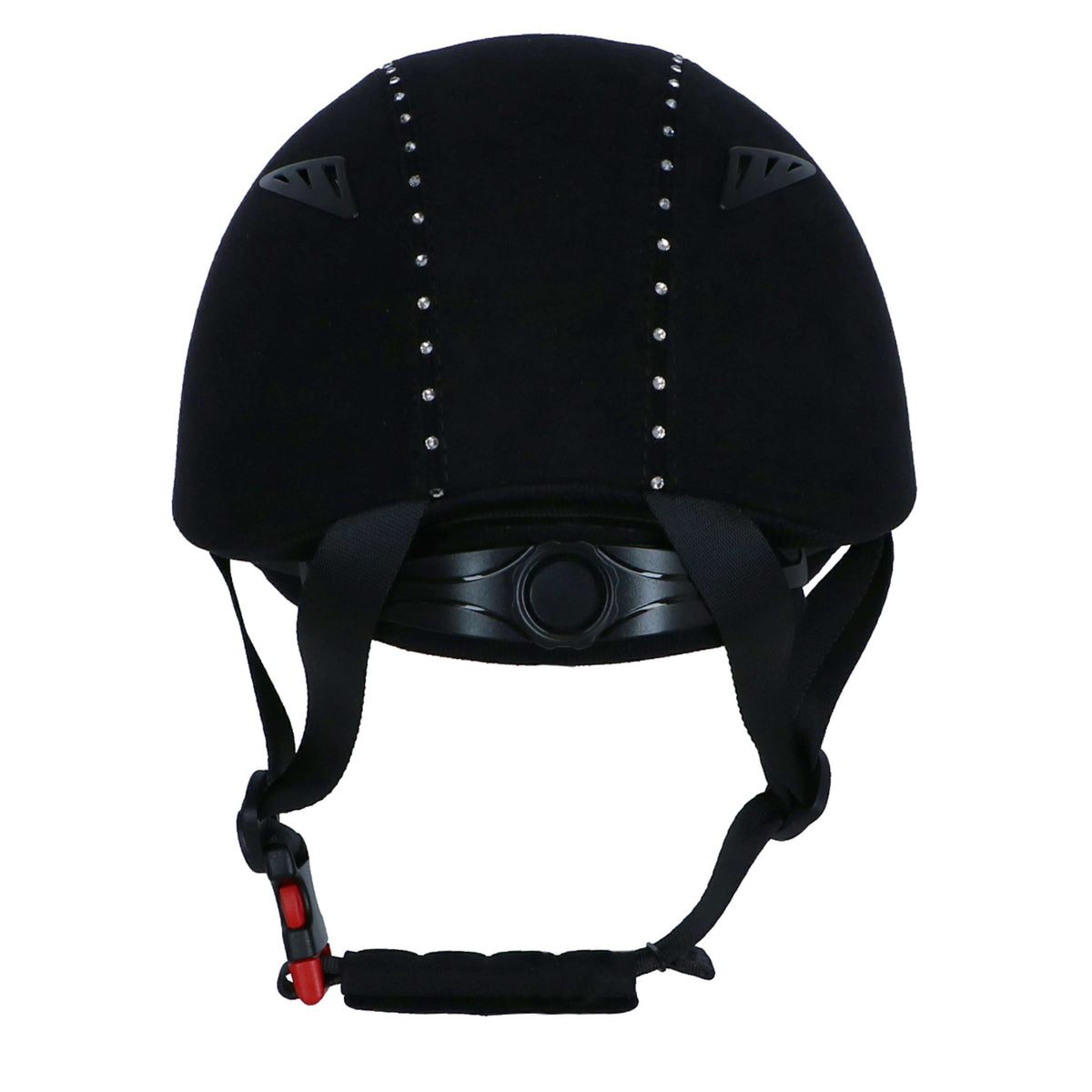 Choplin Casco da equitazione Aero Strass Nero
