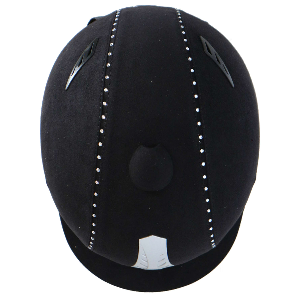 Choplin Casco da equitazione Aero Strass Nero