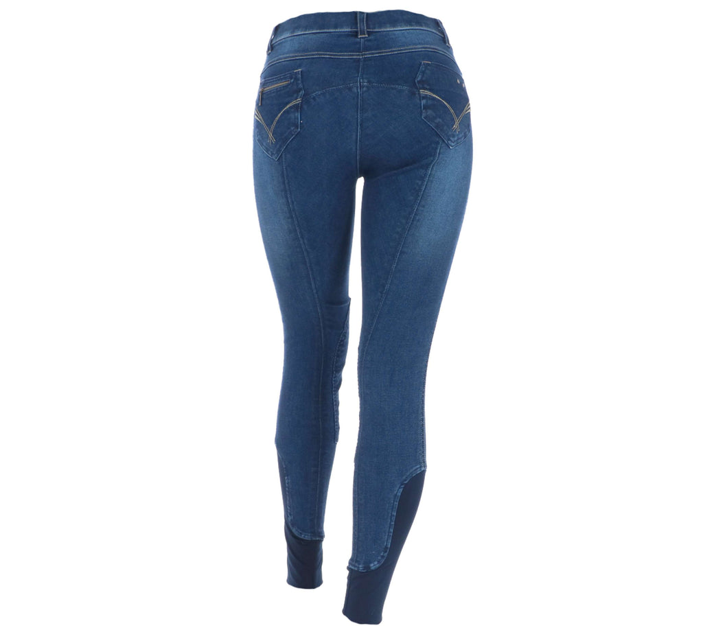 EQUITHÈME Jeans Texas Blu denim/beige